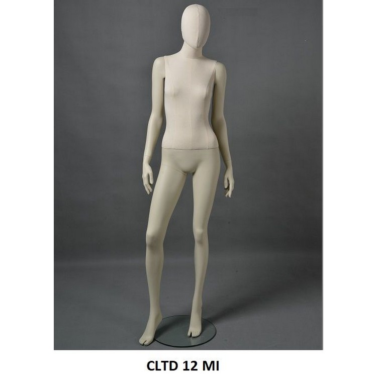 Manichino sartoriale donna con braccia in fibra di vetro CLTD12 MI