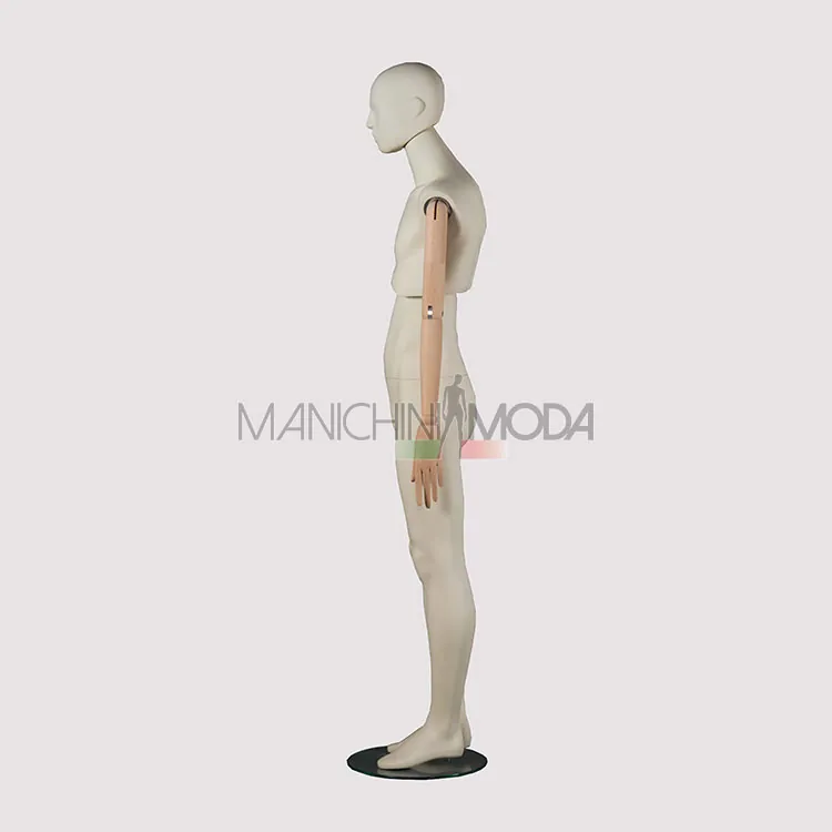 Manichino mooving snodato uomo braccia in legno LIX - immagine 2